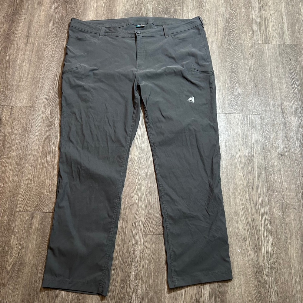 Eddie Bauer Pants 24W Dark Gray First Ascent Guide Hiking Stretch Outdoor - Picture 2 of 11